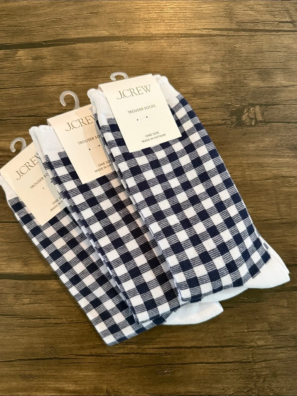 J. Crew Trouser Socks. Set of Three.
